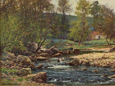 Springtime on the Wyre, Dolphinholme, 1906 by Reginald Aspinwall